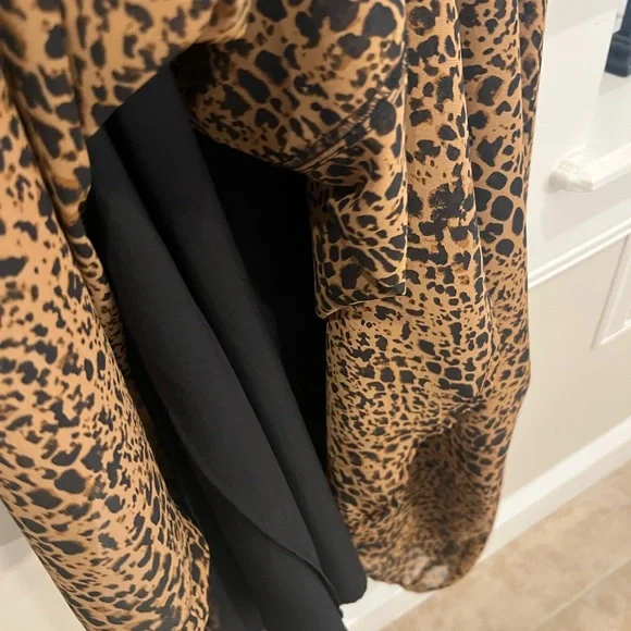 NWT Banana Republic Leopard Print Dress-Size 14 - Picture 14 of 15